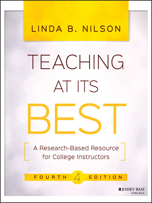 Title details for Teaching at Its Best by Linda B. Nilson - Available